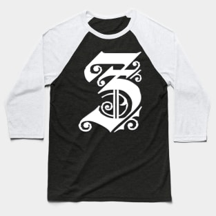 Silver Letter Z Baseball T-Shirt